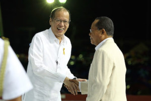 President Benigno S. Aquino III is the guest of honor in the El Shaddai Charismatic Renewal Movement 31st anniversary celebration, coinciding with the 76th birthday of its spiritual leader-founder Mariano Z. Velarde, also known as Brother Mike, at the El Shaddai House of Prayer at Amvel Business Park in Paranaque City Sunday morning, August 23, 2015. The El Shaddai movement is reported to have eight million followers including members abroad. (Photo by Joseph Vidal/Malacanang Photo Bureau)