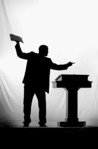 preacher-black-and-white-silhouette