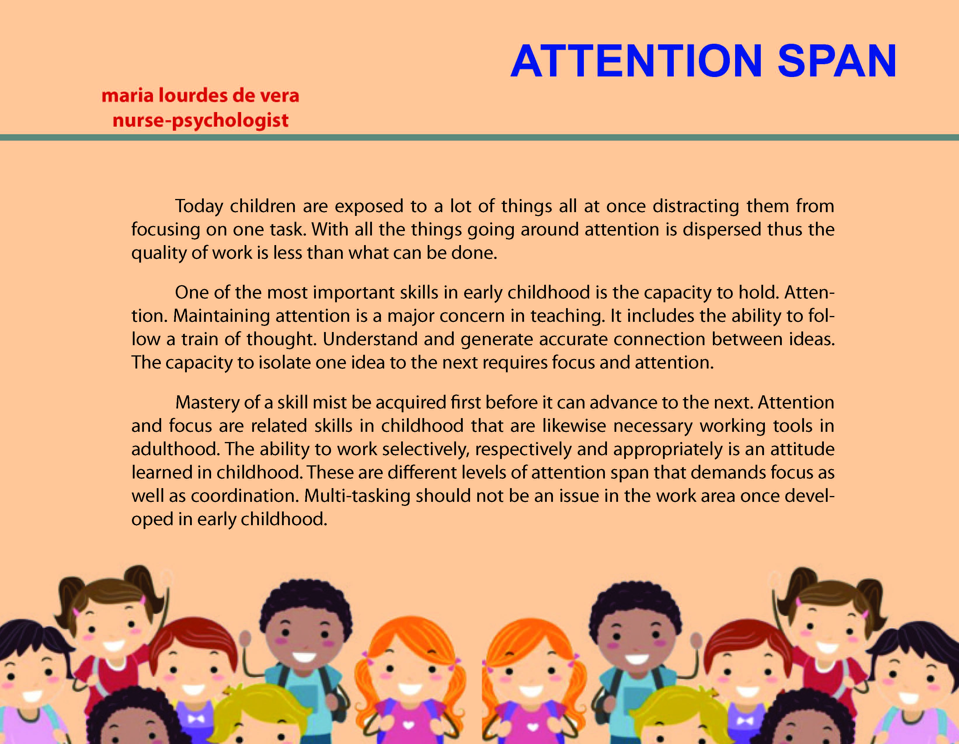 ATTENTION SPAN