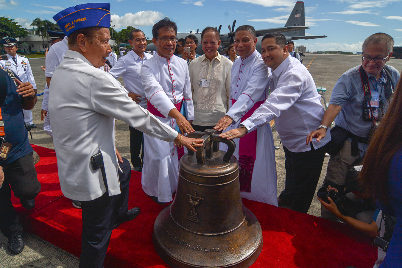 After 117 years, the bells will now be returned to their rightful place in the St. Lawrence the Martyr Parish Church in Balangiga, Eastern Samar. ROY LAGARDE