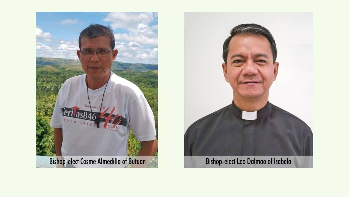 Pope names 2 new Filipino bishops